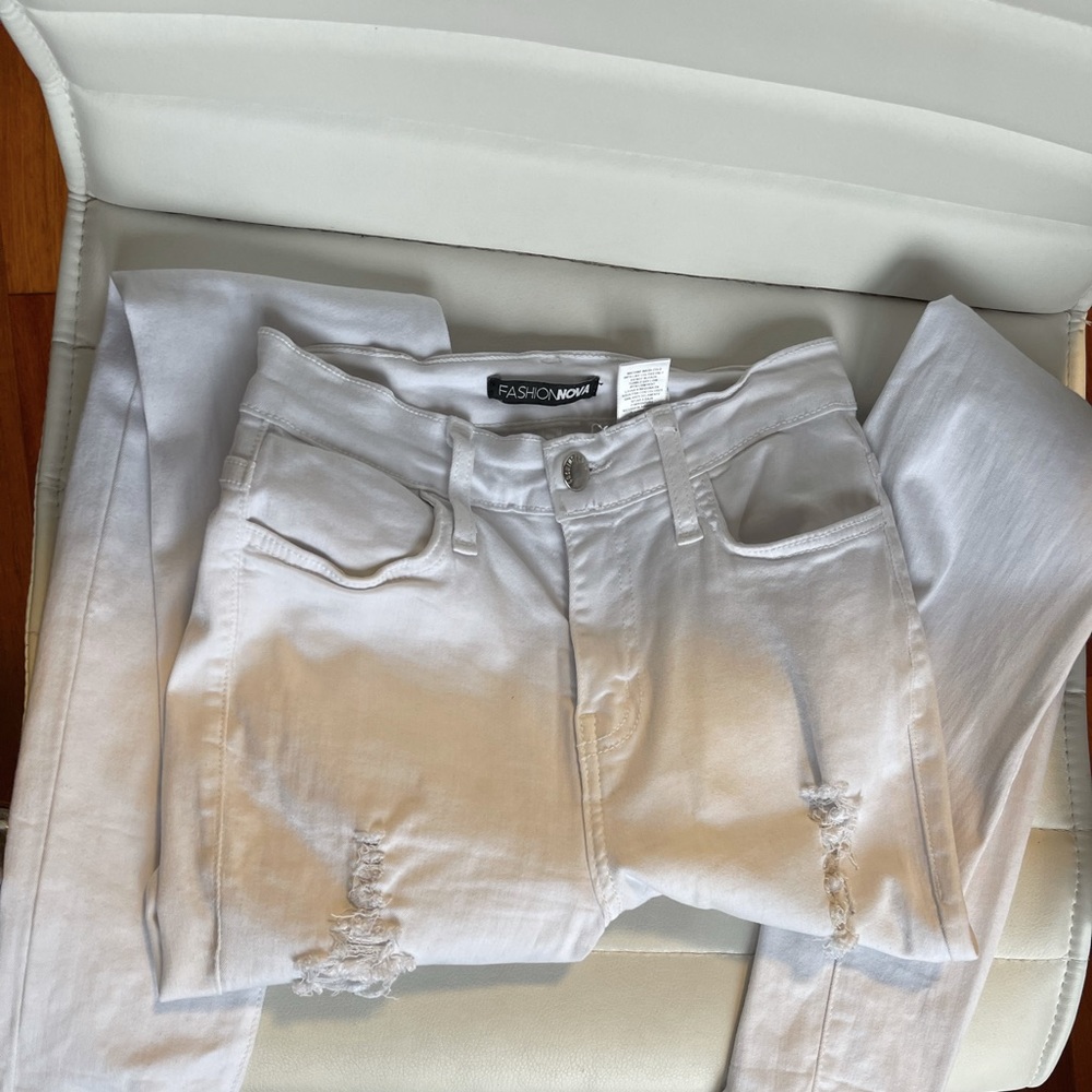 Fashion Nova glistening skinny jeans